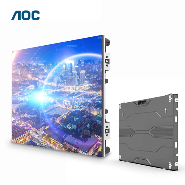 AOC P2全彩LED電子高清顯示小間距無縫拼接大屏幕視頻會(huì)議室內(nèi)戶外舞臺(tái)背景墻宣傳柔性透明廣告屏